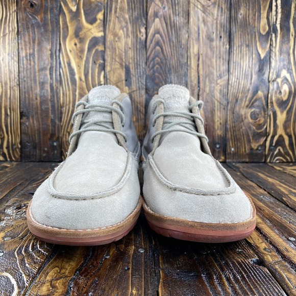 Timberland EK Front Country Men Boots 5211R Travel Beige Leather Size 13 M - Picture 5 of 11